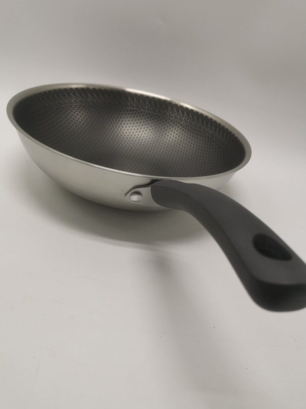 LocknLock Stainless Steel Wok Multi-Purpose Household Frying Pan 30cm